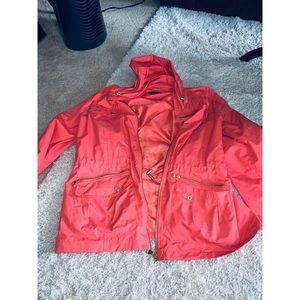 Style & Co Coral Rain Jacket
